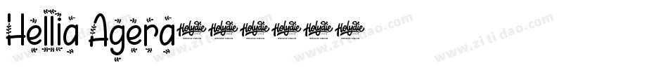 Hellia Agera字体转换